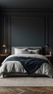 Minimalist Moody Bedroom Styling