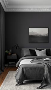 Minimalist Moody Bedroom Styling