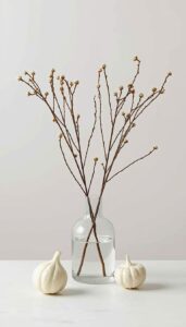 Minimalist Winter Centerpieces