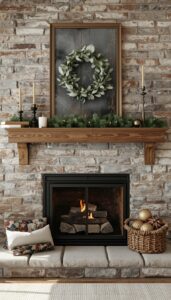 Minimalist Winter Mantel Look