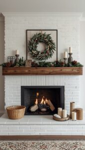 Minimalist Winter Mantel Look