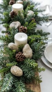 Mix Greenery With Natural Decor