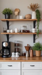 Mix decor with practical items