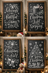 Mix hand lettering styles