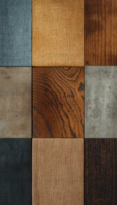 Mix materials thoughtfully