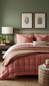 Mix solid colors with subtle patterns