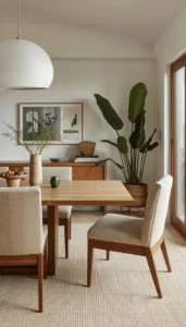 Mix wood and fabric materials