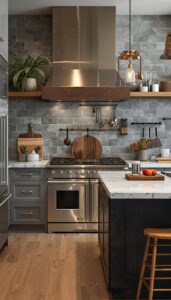 Mixed Metal and Materials for Visual Interest