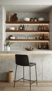 Modern Home Bar Designs With Clean Lines
