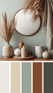 Natural Color Palette for Holiday Decor