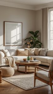 Natural and Organic Living Room Designs