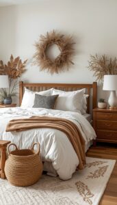 Nature Inspired Bed and Bedroom Touches