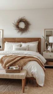 Nature Inspired Bed and Bedroom Touches