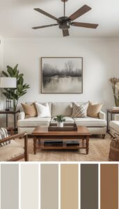 Neutral Color Palette for a Modern Farmhouse Living Room