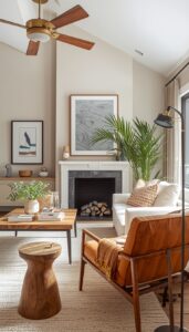 Neutral Interiors With Warm Accents