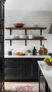 Open Shelving Styled With Restraint