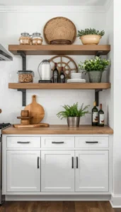 Open Shelving for Display and Function