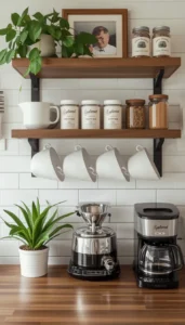 Organize mugs and jars neatly
