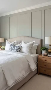 Paint panels in calming tones