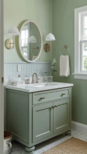 Pair with light countertops