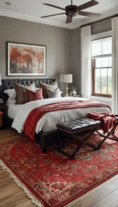 Pair with neutral flooring