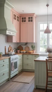 Pastel Cabinets for Soft Personality