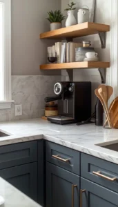 Place the coffee machine centrally