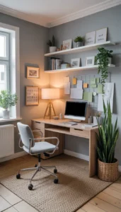 Place the desk near natural light