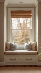 Position seating near the window