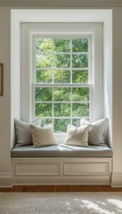 Position seating near the window