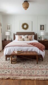Rugs That Anchor the Boho Bedroom