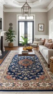 Rugs That Ground Traditional Spaces
