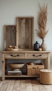 Rustic Wood Accents and Natural Materials