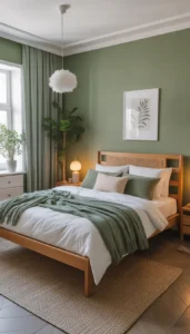 Sage Green Accent Walls for a Soft Focal Point