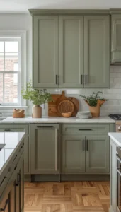 Sage Green Cabinets for Natural Warmth