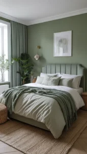 Sage Green With Metallic Accents