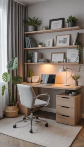 Select desks with clean lines