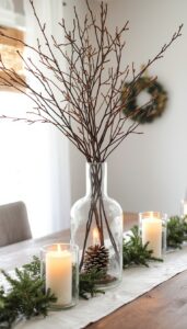 Simple Everyday Winter Centerpieces