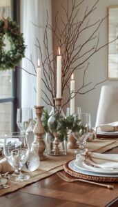 Simple Everyday Winter Centerpieces