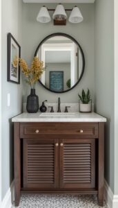Small Vanity With Storage Solutions