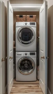 Stacked Washer and Dryer for Small Spaces