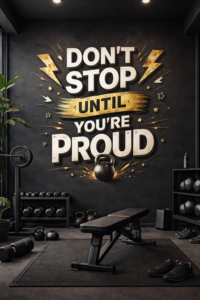 Statement Wall Art for Motivation