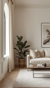 Stick to soft neutral tones