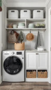 Store baskets for quick grab items