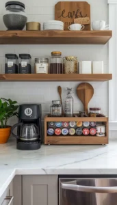 Store extras neatly nearby