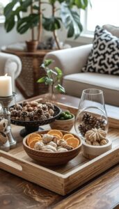 Style natural trays and bowls