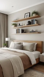 Style shelves minimally