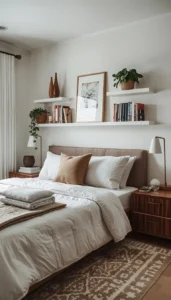 Style shelves minimally