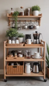 Style with trays and organizers