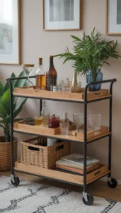 Style with trays and organizers